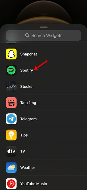 How to Get the Spotify Widget on iPhone - 57