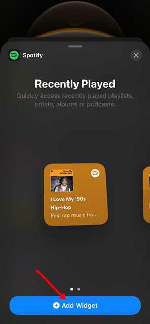 How to Get the Spotify Widget on iPhone - 21