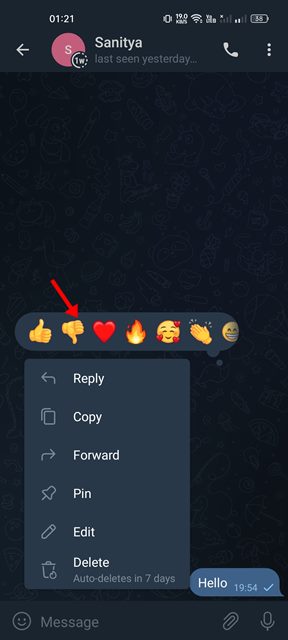 How to Use Message Reactions in Telegram in 2022 - 76