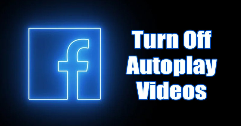 Turn Off Autoplay Videos