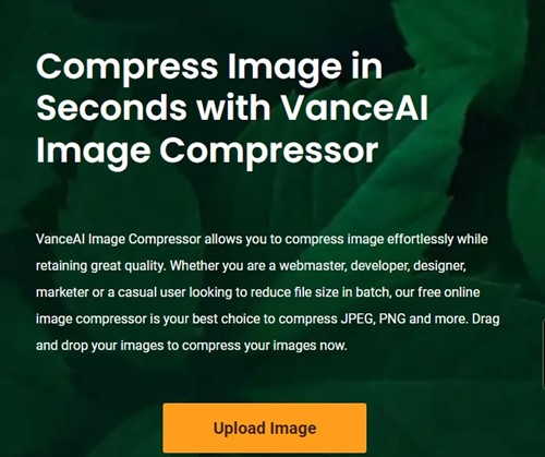 Compressore di immagini VanceAI