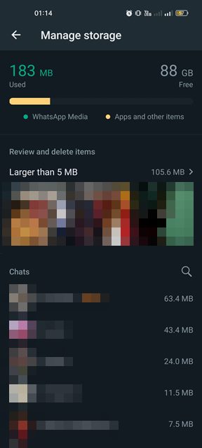 How to Reduce WhatsApp Storage Space in 2022 - 12