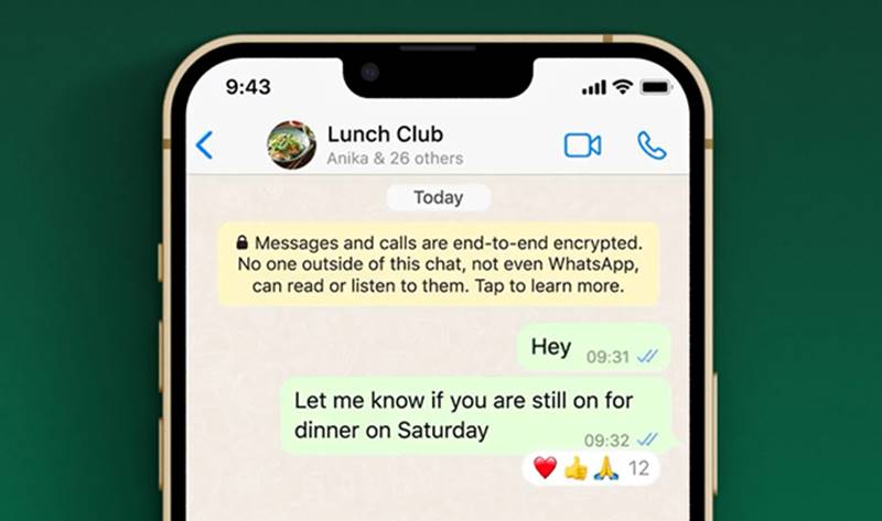 WhatsApp Started Rolling Out Message Reactions   2GB File Sharing - 66