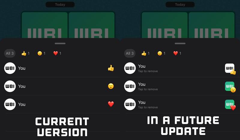 WhatsApp Testing a New Reaction Detail Interface for Albums in Chat - 91