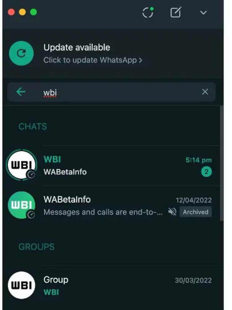 Whatsapp STATUS CHATS List (1)