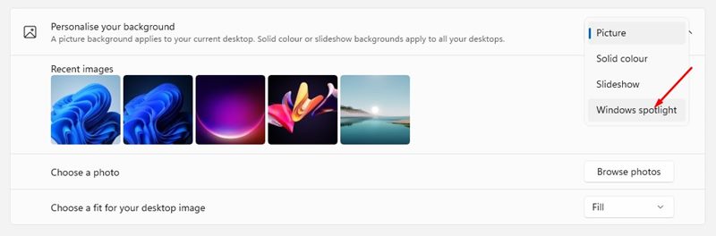 How to Enable Windows Spotlight Desktop Backgrounds in Windows 11 - 48