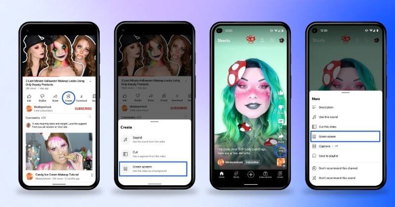 Fitur Layar Hijau Celana Pendek Youtube (1)