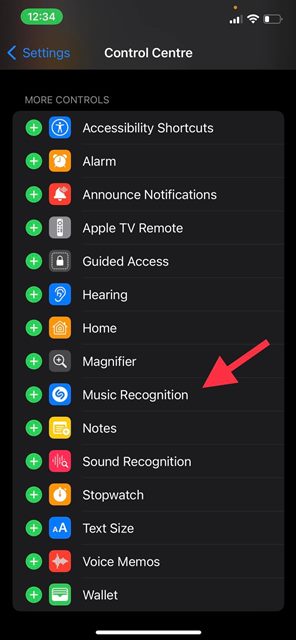 How to Enable the Built in Music Recognition Feature of iPhone - 10