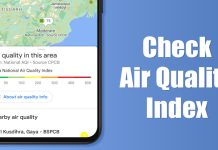 How to Check the Air Quality Index (AQI) in Google Maps