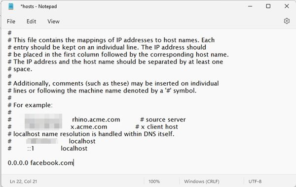 How to Find and Edit the Hosts File in Windows 11  Block Websites  - 85