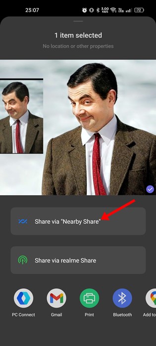 'Nearby Share'