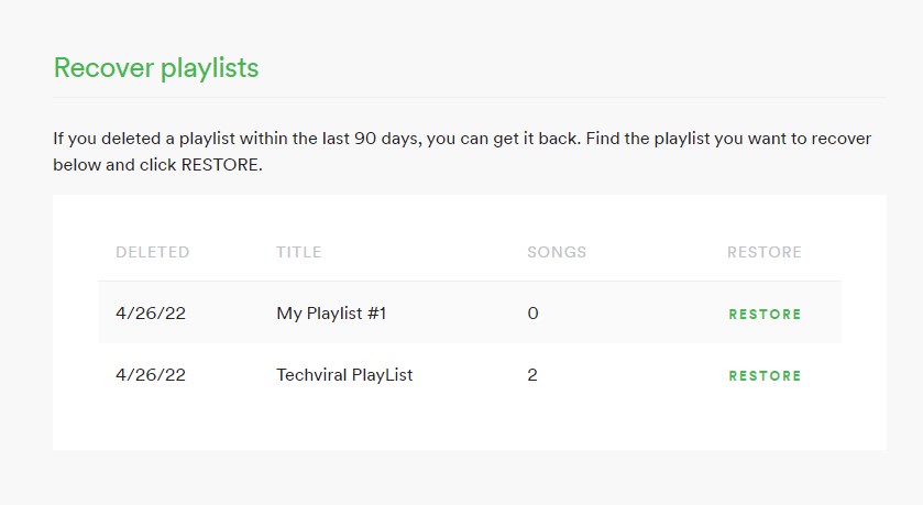 How to Recover Deleted Spotify Playlists in 2022 - 90