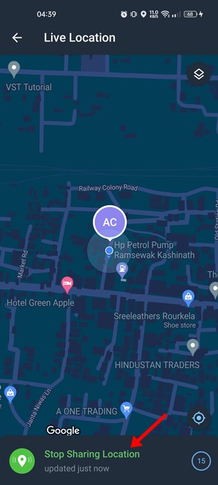 How to Share Your Live Location with Friends on Telegram - 38