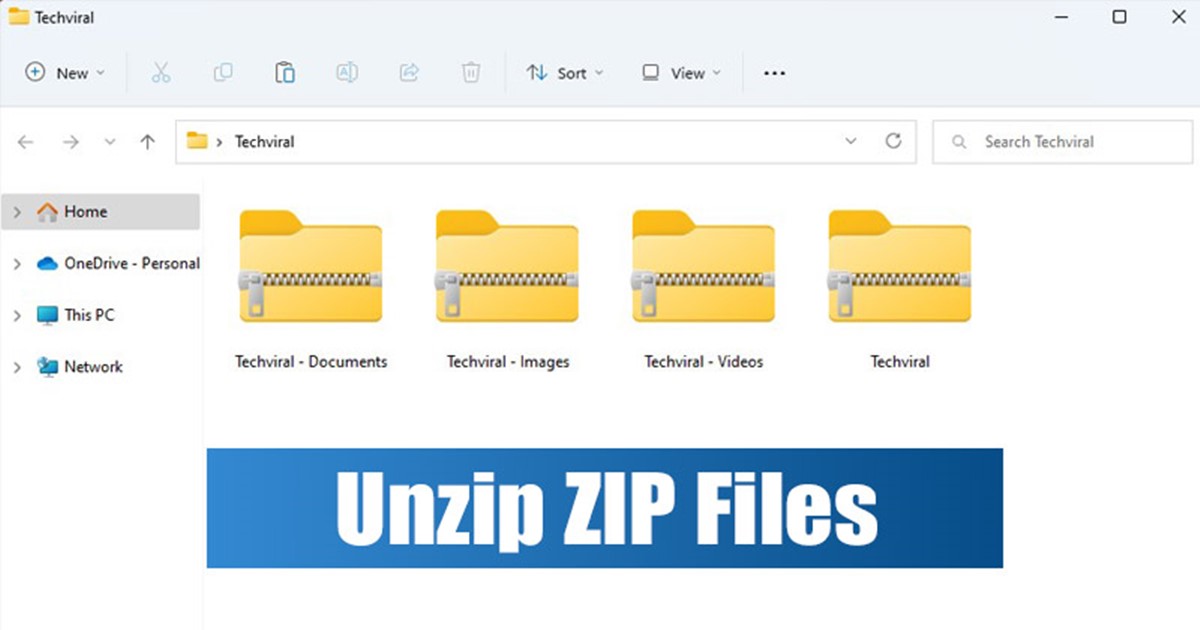 How to Unzip Files in Windows 11