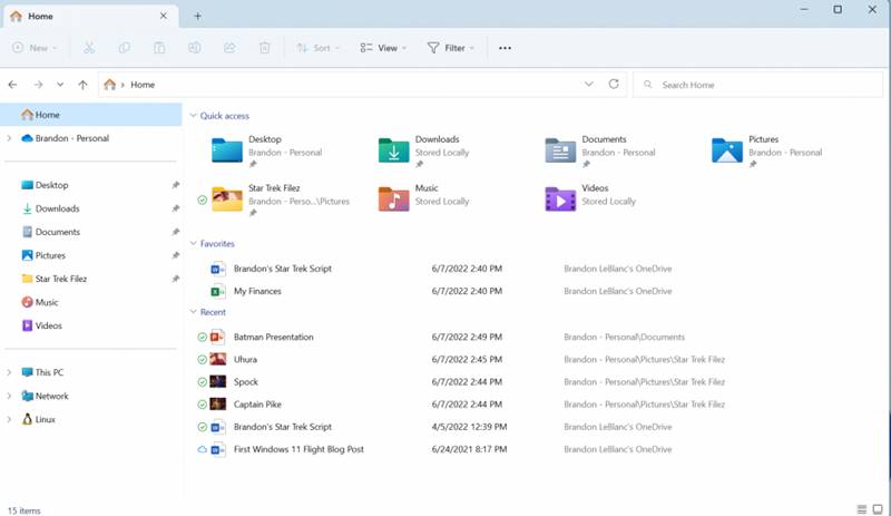 What's New in Window 11 Build 22621.160