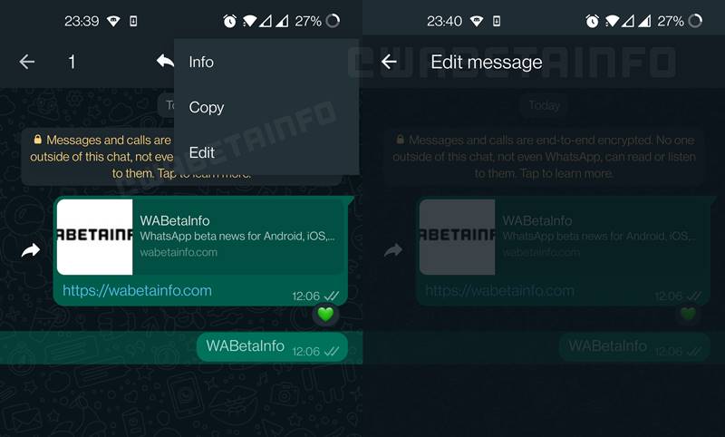 WhatsApp Might Soon Gave Option to Edit Messages Mistake