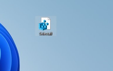 double click on the selectall.reg file