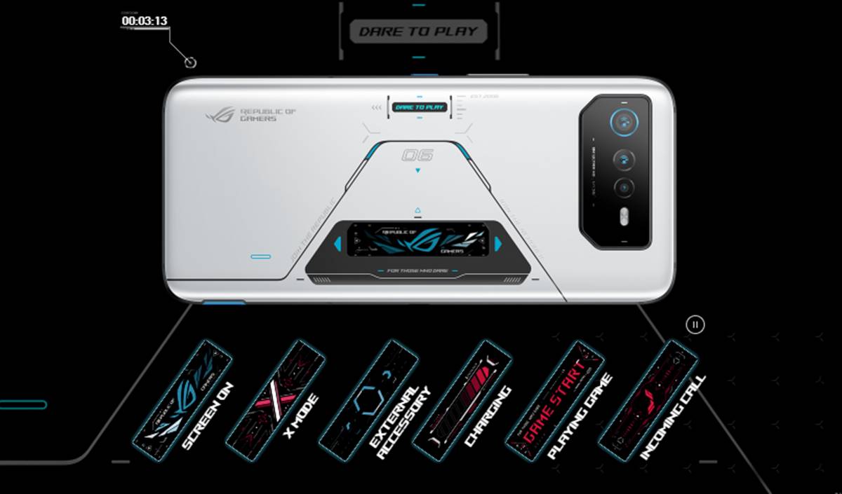 Asus Launched Gaming Beast  ROG Phone 6   6 Pro With Back Display - 96