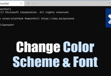 Change Color Scheme & Fonts in Windows Terminal