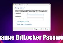 Change the BitLocker Password in Windows 11