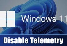 How to Disable Telemetry on Windows 11