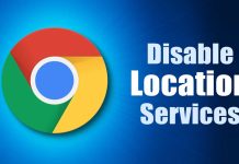 How to Enable or Disable Location Services in Chrome Browser