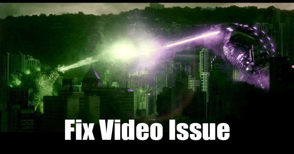 fix Green and Purple videos on Chrome