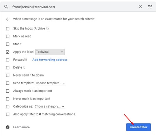 How to Automatically Label New Emails in Gmail - 4