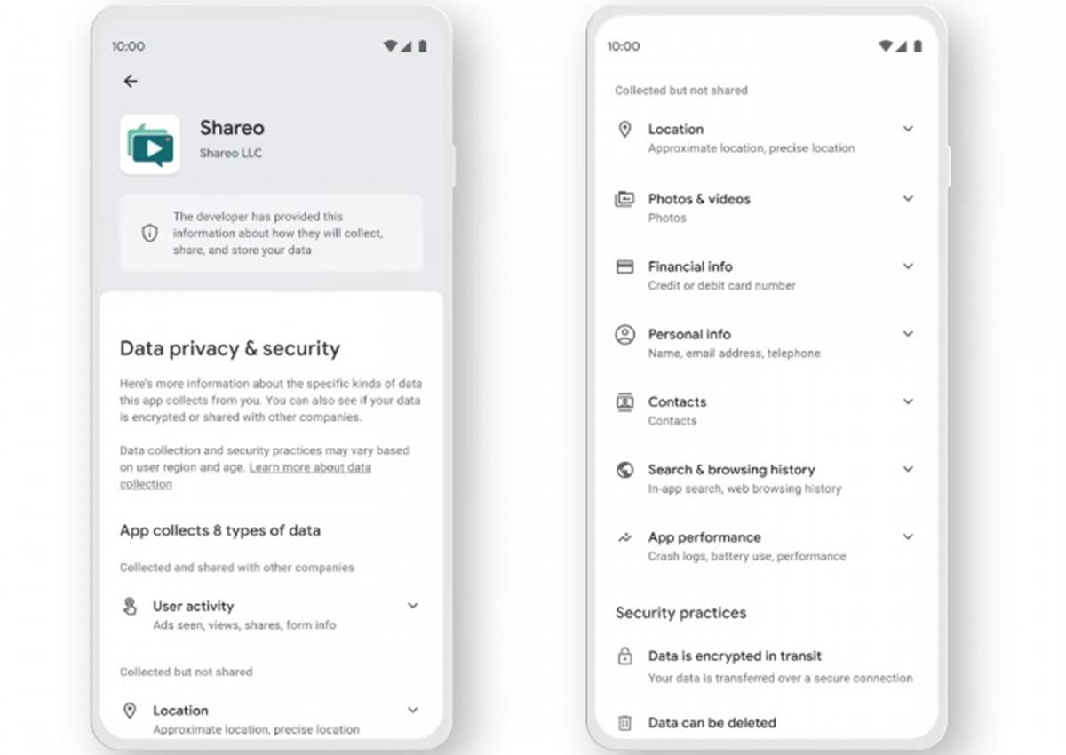 Google Play Store Now Shows More Precise Data Collection Detail - 12