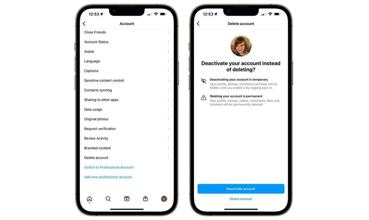 Instagram hiện cho phép người dùng iOS xóa tài khoản Instagram 