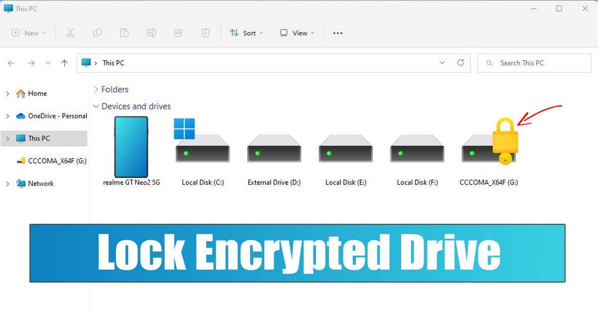 How to Lock BitLocker Encrypted Drive in Windows