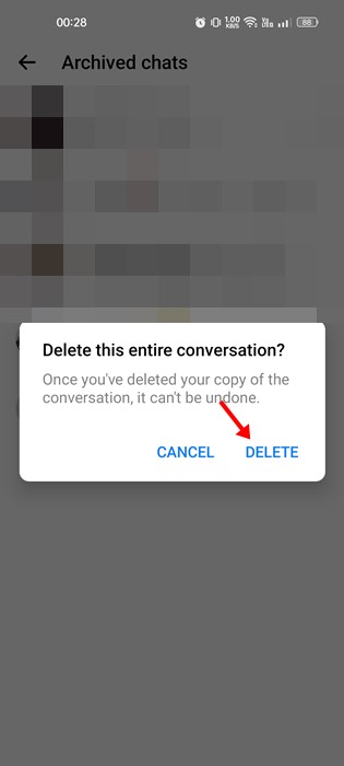 How to Delete Archived Messages on Messenger - 60