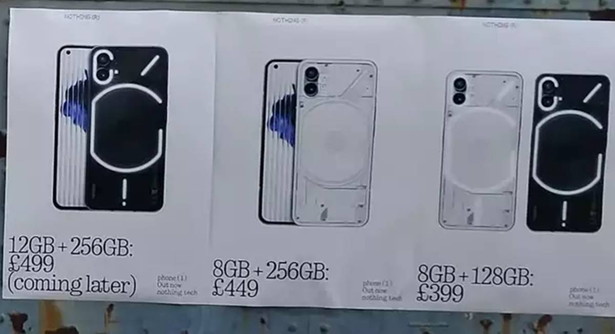 Nothing Phone (1) Κυκλοφόρησε στα £399.  Μάθετε Προδιαγραφές & Λεπτομέρειες Τιμών