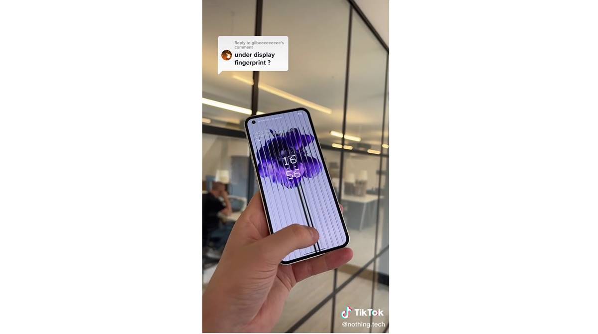 Nothing Phone 1 will have in-display fingerprint sensor