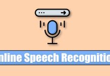 Enable/Disable online speech recognition in Windows 11