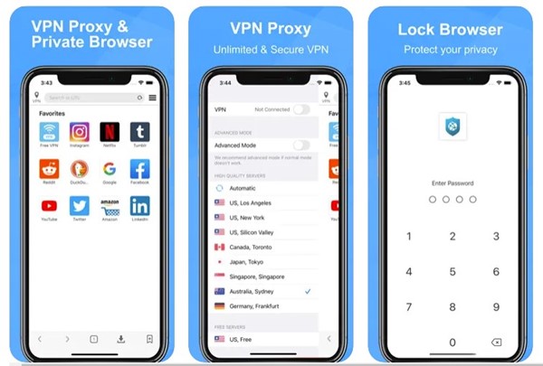 Trình duyệt Riêng tư - Proxy VPN