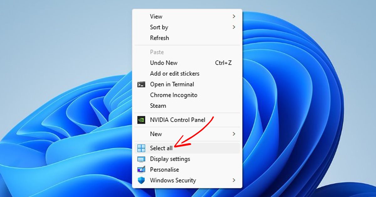 How to Add 'Select All' Option to Windows 11 Context Menu