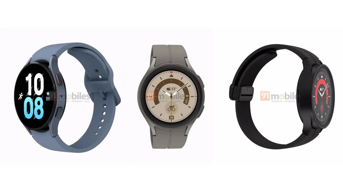 Samsung Galaxy Watch 5 Series Leak Render ukazuje dva modely