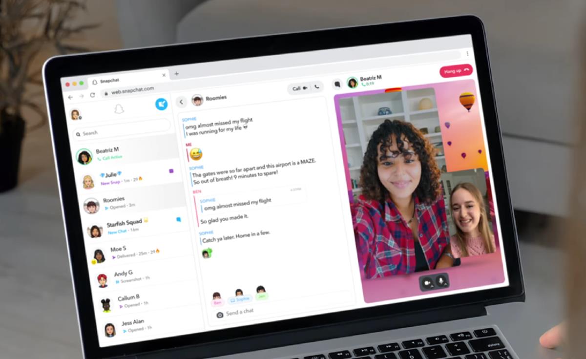 Snapchat Now Let You Chatting & Video Calling On The Desktop