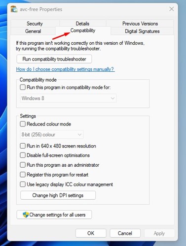 How to Run Older Programs in Compatibility Mode in Windows 11 - 43