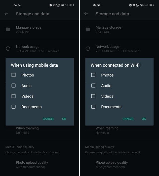 How to Disable Media Auto Download in WhatsApp for Android - 55