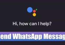 How to Send WhatsApp Messages Using Google Assistant