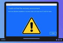 How to Enable Windows Recovery Environment in Windows 11