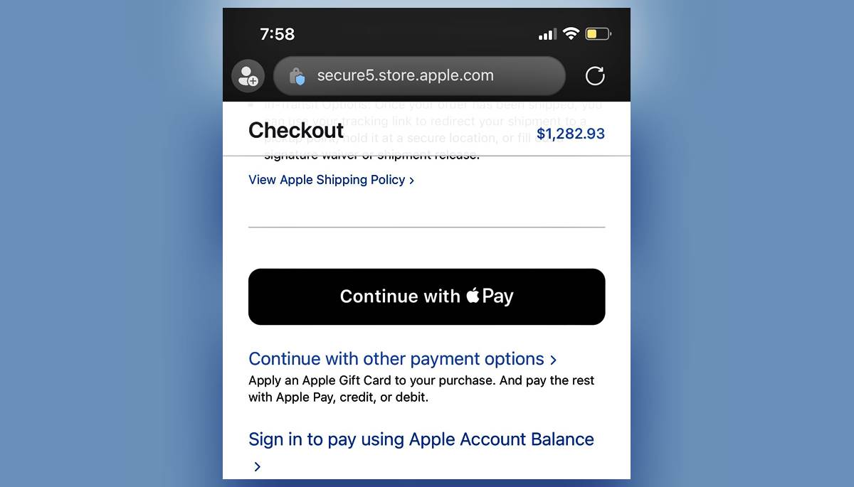 Lehetséges, hogy használhatja az Apple Pay alkalmazást a Chrome és az Edge böngészőben