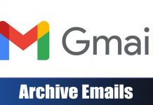 Archive Emails in Gmail