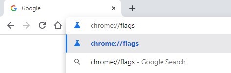 Chrome://bendera