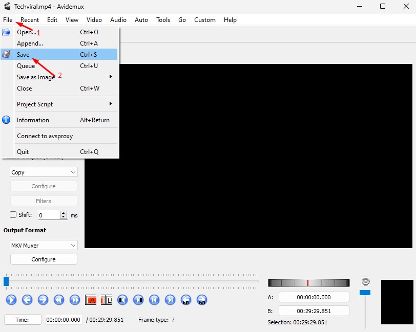how to Convert MP4 Video to MKV