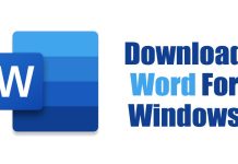 Download Microsoft Word For Windows 10/11