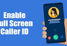 Enable Full Screen Caller ID in Truecaller