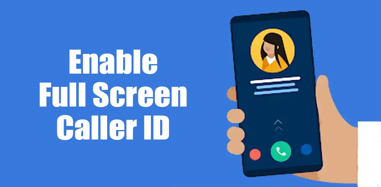 Beller-ID op volledig scherm inschakelen in Truecaller